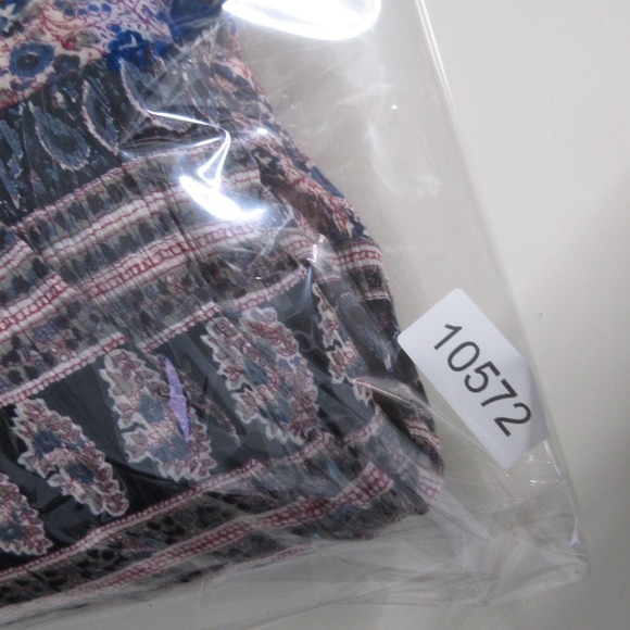 Chaps Dress XL Midi Beachy Vacation Boho‎ Comfort Flowy Smocked Adjustable Strap - Picture 12 of 12